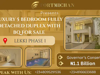 Luxury 5-Bedroom Fully Detached Duplex with BQ