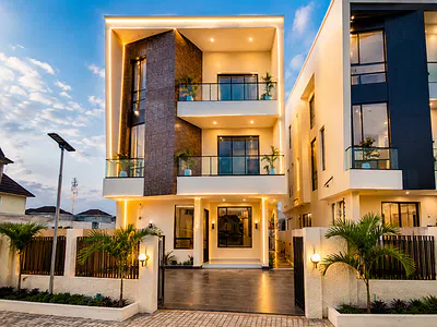 Newly Built 5 Bedroom Fully Detached Duplex with Bq+swimming Pool