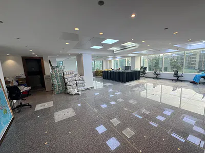 A Corporate Office Space with Gym and Self Serviced Refectory.