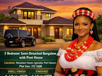 Igwuruta Gold Mine: 2-Bed Bungalow + 1-Bed Penthouse