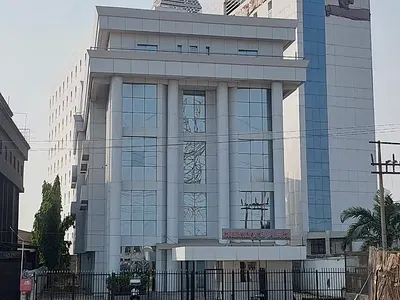 A Commercial Building of 5 Floors with Penthouse on Top Floor