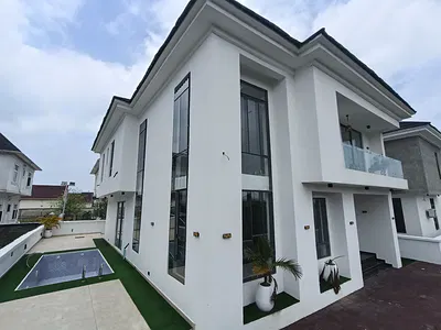 Luxury 5 Bedrooms Detached Duplex with BQ — Royal Garden Estate, Ajah, Lagos
