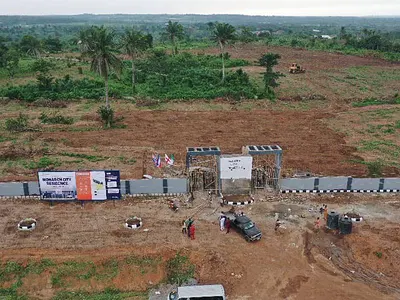 Land with Security and Gate House