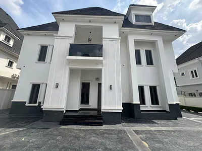 Newly Built 6 Bedroom Detached Duplex with BQ, 3 Living Rooms, Etc