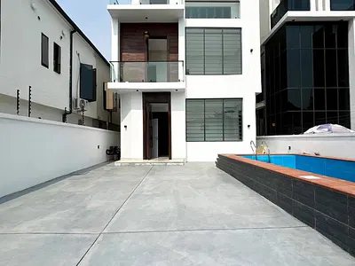 5 Bedroom Fully Detached Duplex+ BQ with Cinema, Pool, Gym & Rooftop