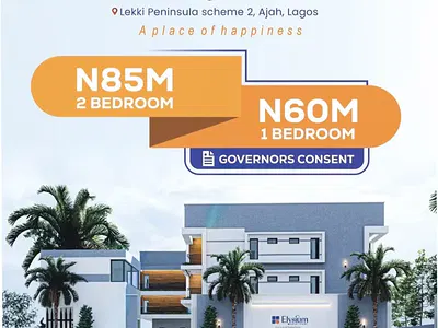 Luxury 2 Bedroom Apartment in Lekki Peninsula Scheme Ii, Ajah