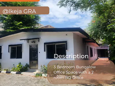 Detached 3 Bedroom House with BQ