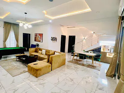 5 Bedroom Self Compound Duplex with Snooker Board