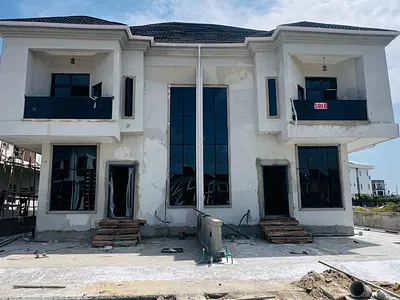 4 Bedroom Semi Detached Duplex with a BQ in an Estate with 24 Hours Light — Ibeju Lekki, Lagos