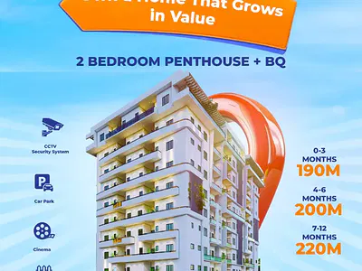 Luxury 2 Bedroom Penthouse