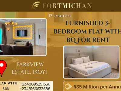 Furnished 3-Bedroom Apartment with BQ