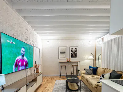 Brand New 1 Bedroom Maisonnette with Cinematic Bedroom, Alexa, Swimm