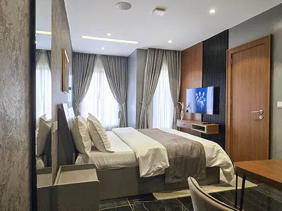 Studio Apartment with Swimming Pool and Gym — Behind Beautiful Plaza, Dawaki, Gwarinpa, Abuja