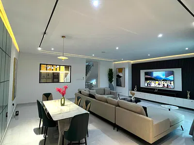 Brand New Fully Furnished & Serviced 4 Bedroom Terrace Duplex with BQ