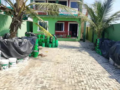 Nicely Located Building with a Spacious Compound Facing Express