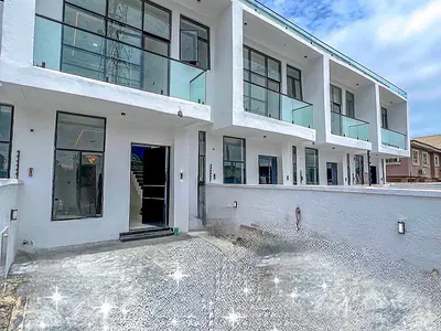 Newly Built 3 Bedroom Terraced Duplex, Self Compound with Study Room — Ajah, Lagos