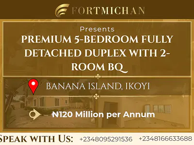 Premium 5-Bedroom Fully Detached Duplex with 2-Room BQ