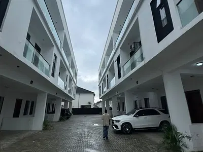 Fully Fitted 4 Bedroom Terrace Duplex with BQ, Water Treatment and Top