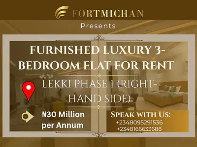 Furnished Luxury 3-Bedroom Apartment
