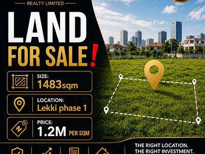 1480SQM Prime Land Available for Sale