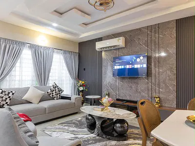 2 Bedroom Terrace Smart Home with a Swimming Pool and Snooker Board