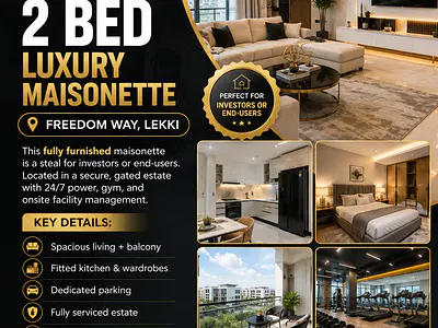 Luxuriously Furnished 2 Bedroom Maisonette