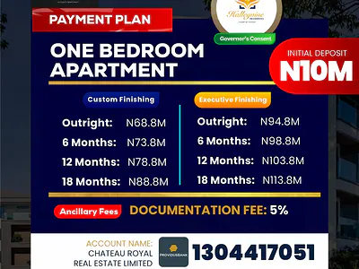 Brand New One Bedroom Apartment