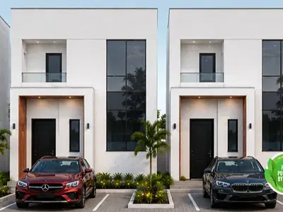 Modern 3 Bedroom Duplex + BQ, .solar Powered.