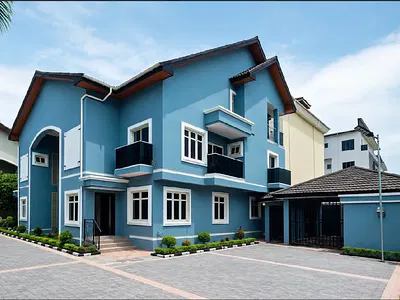 Luxury 4 Bedroom Fully Detached Duplex with BQ Swimming Pool