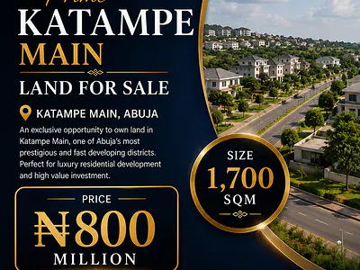 1700SQM at Katampe Main