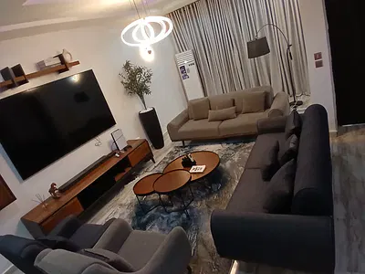 Fully Furnished 4 Bedroom Terraces Duplex with 1 Room BQ