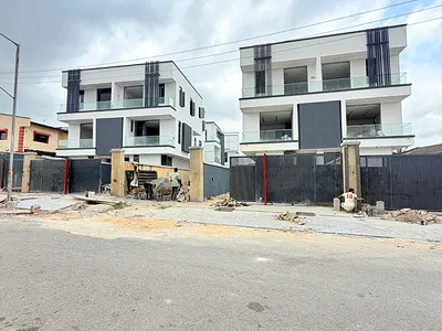 Newly Built 4 Bedroom Semi Detached Duplex with a Room BQ