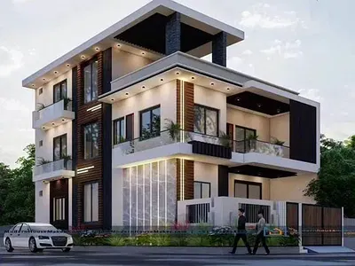 Luxury 5 Bedrooms Fully Detached Duplex Land