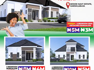 400SQM to Build 3 Bedroom Detached Bungalow