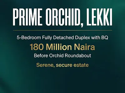 Own a Luxurious 5-Bedroom Fully Detached Duplex with BQ