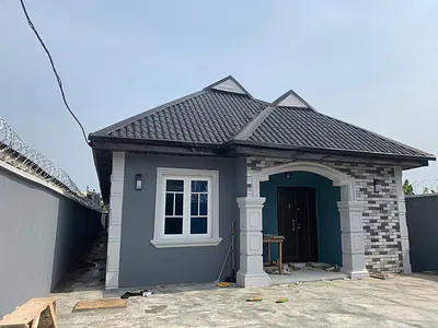 1 Bedroom Flat Fully Tiled with Pop