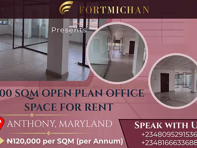 300 SQM Open Plan Office Space