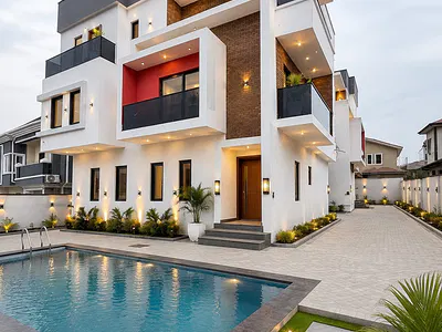 5 Bedrooms Fully Detached + BQ, Cinema & Swimming Pool