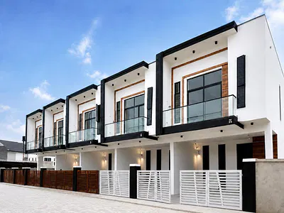 Contemporary 4 Bedroom Terrace Duplex in an Estate