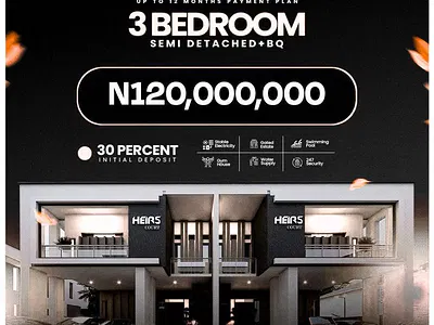 2-Bedroom Semi-Detached Duplex !