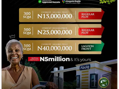 Prime Land with Approved Gazette. Prime Returns.