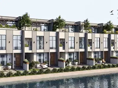 Waterfront 3 Bedroom Terrace Duplex + Roof Top Terrace — Onishan Road, Opposite Lakowe Golf, Lakowe, Ibeju Lekki, Lagos