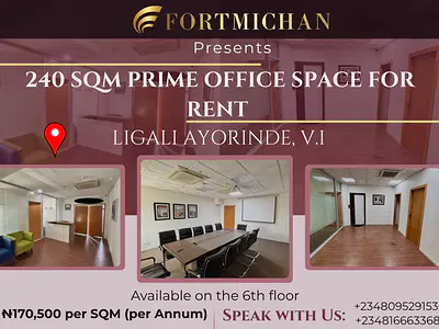 240 SQM Prime Open Plan Office Space