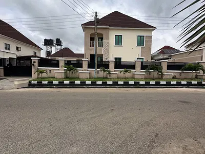 Supper Finished 4 Bedroom Detached Duplex, 2 Rooms BQ, in an Estate