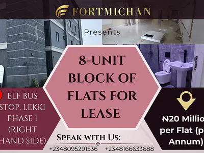 8 Units of 3-Bedroom Apartments + 8 BQS