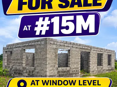 An Uncompleted with 3 Bedroom Bungalow