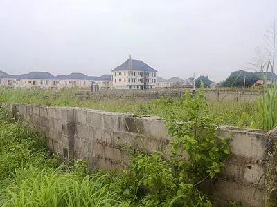 Fenced 486.675SQM Corner Piece Plot of Land