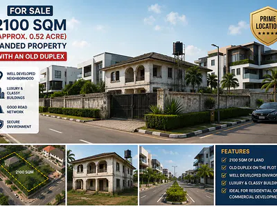 A Landed Property with an Old Duplex
