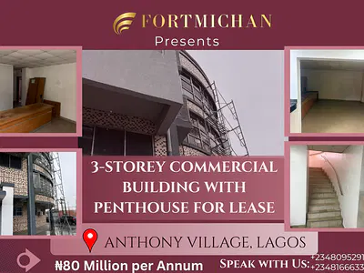 3-Storey Commercial Building with Penthouse
