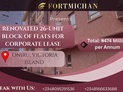 Renovated 26-Unit Block of Flats